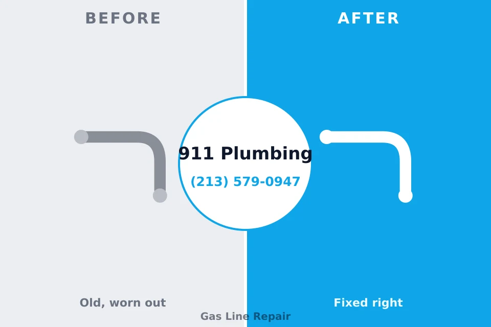 Before and after: plumbing repair Lebanon, KY